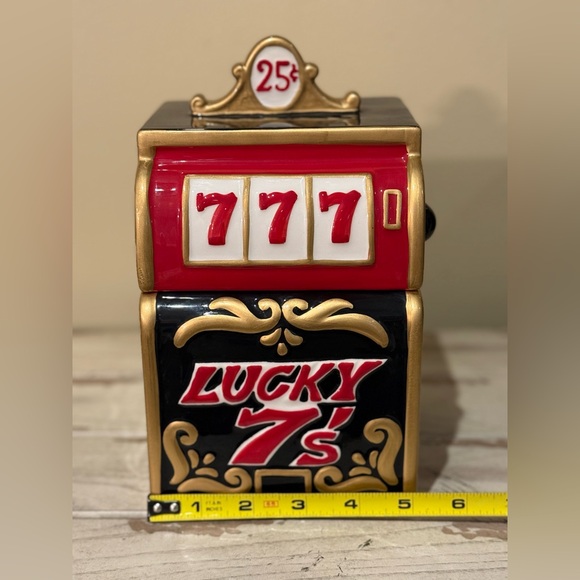 Vintage Fitz & Floyd Game Night Ceramic Cookie Jar - Picture 6 of 8